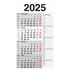 4-Monats-Wandkalender 2025