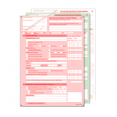 Verordnungsformular für häusliche Krankenpflege Muster 12 (Entlassmanagement) Einzelblätter