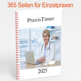 PraxisTimer 365 Seiten für das Jahr 2025 (ideal für Einzelpraxen)